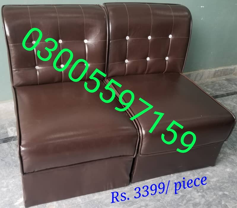 sofa set | single sofa | office cafe home sofa cum | center table use 18