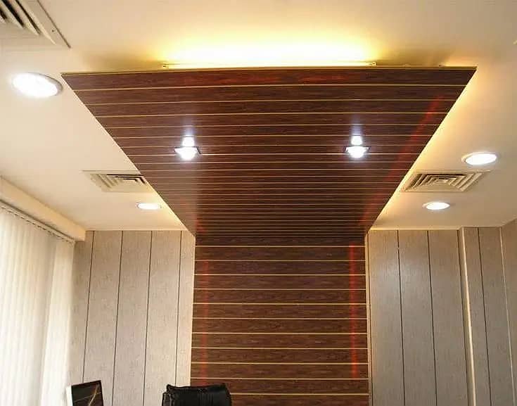 PVC wall panels / WPC Wall Panels / PVC False Ceiling/wooden panels 10