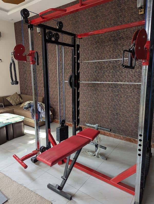 Functional trainer (Cable cross + Smith machine) 6