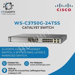 Cisco Catalyst WS-C3750G-24TS-S | ITCHAMPX