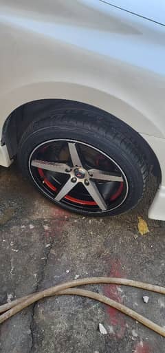 17 inches Alloy with Low profile Tires