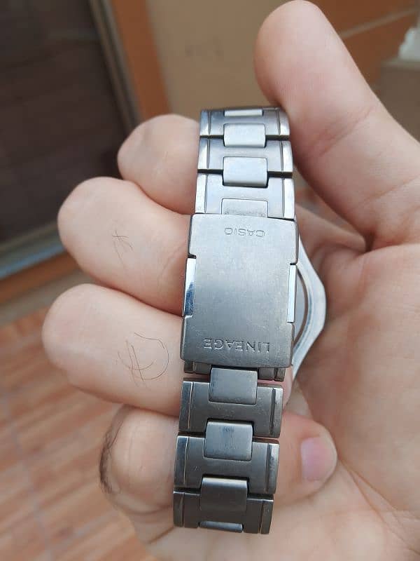 Casio Lineage Tough solar Titanium watch 1