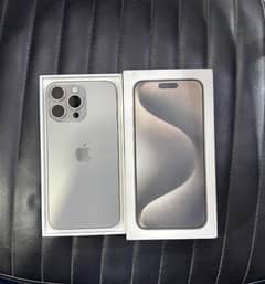 IPHONE 15 PRO MAX 256GB H/K PTA APPROVED