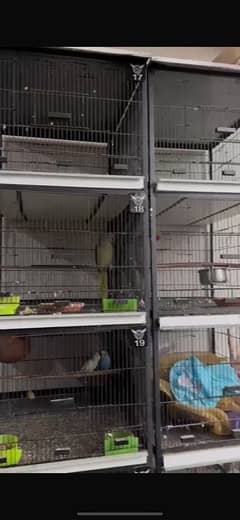 used Cage for sale 4 portion per cage