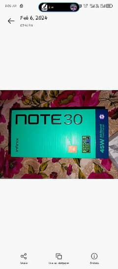 Infinix note 30 only exchange