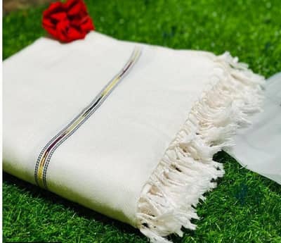 1 PC Men's wool plain Shawl