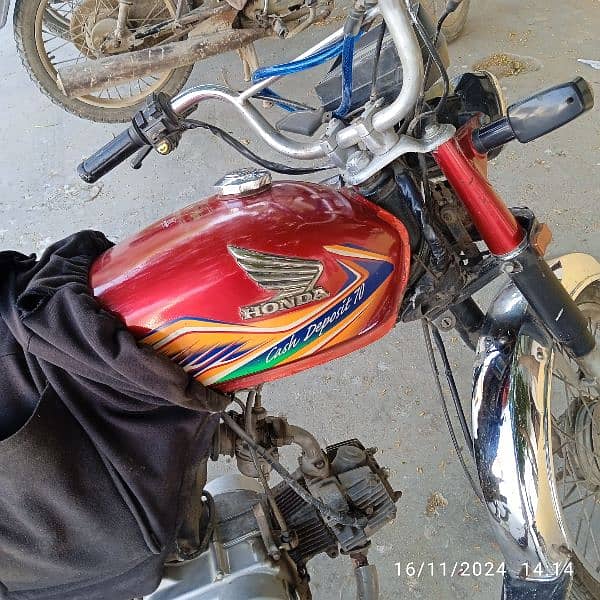 Honda cd 70 bike only for sale 3