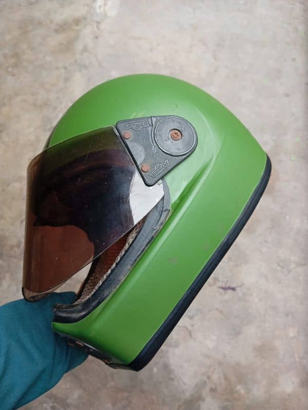 CD 70 Bike helmet wrap with green paper. 1