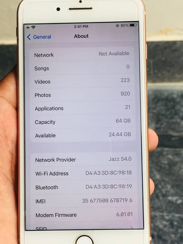 iPhone 8 Plus Non-PTA  64GB 8