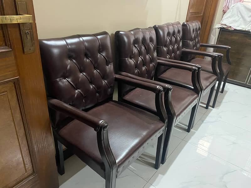 new set of 4 office chairs 2