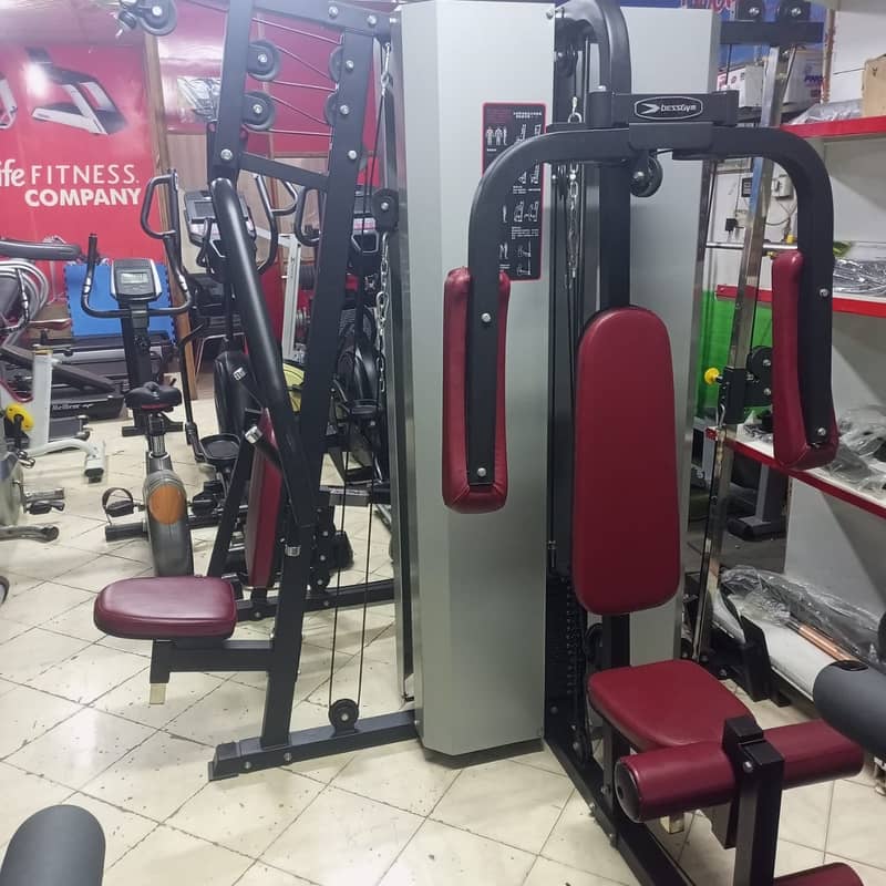 Multi gym|Four Station four sides used home& domestic and commercial 8