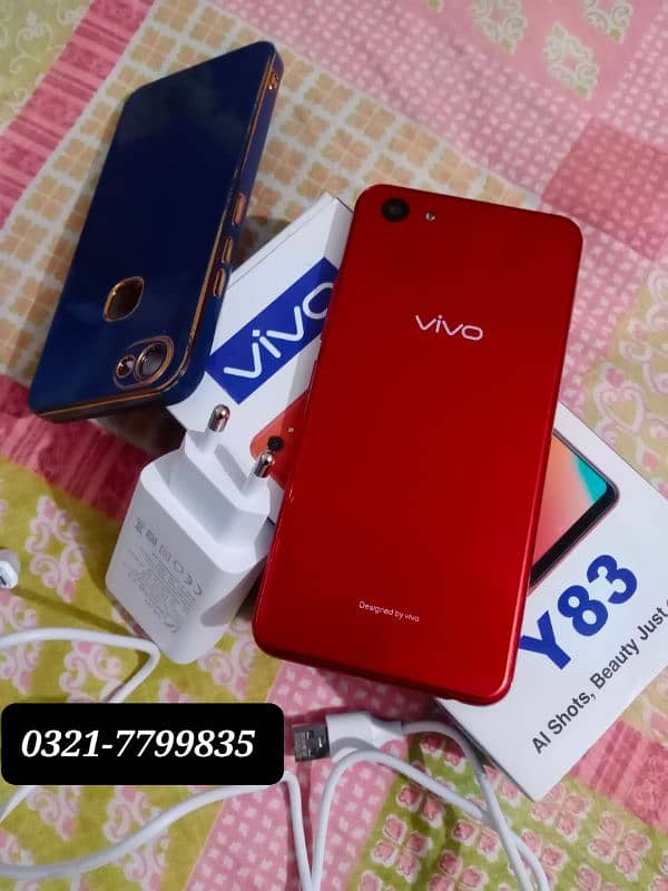 Vivo Y83 128Gb+6Gb Box & Geniun Charger- 1 Day Battery Timing On Net 0