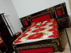 use my furniture ha dubbl bed  dressing. . 2 side table without matres