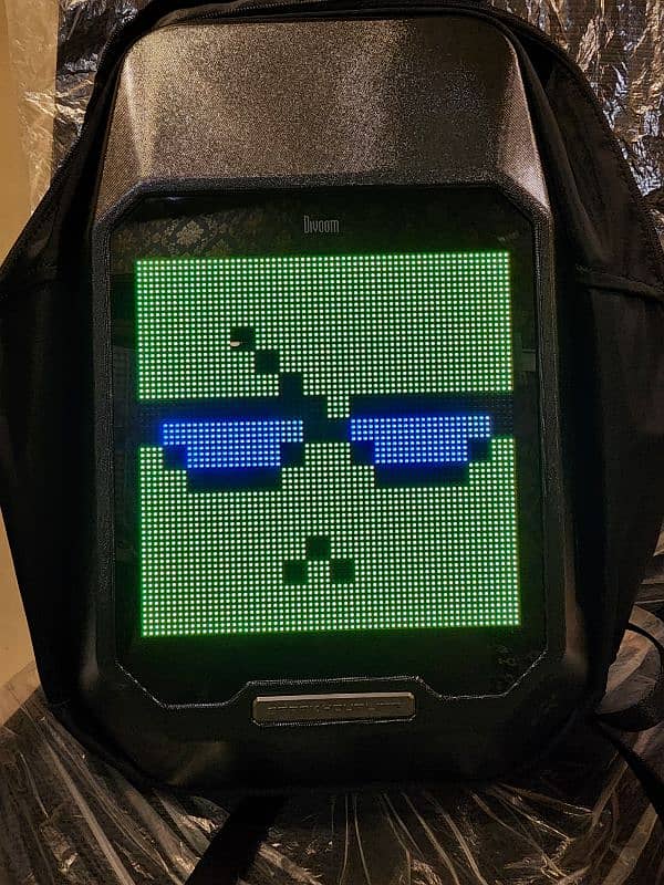 Divoom Cyberbag Pixel Art LED Backpack 1