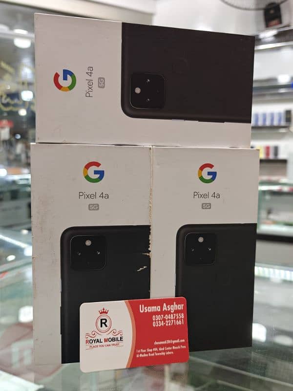 Google pixel 5,4A5g 8gb/128gb pta approved with complete accessories 0