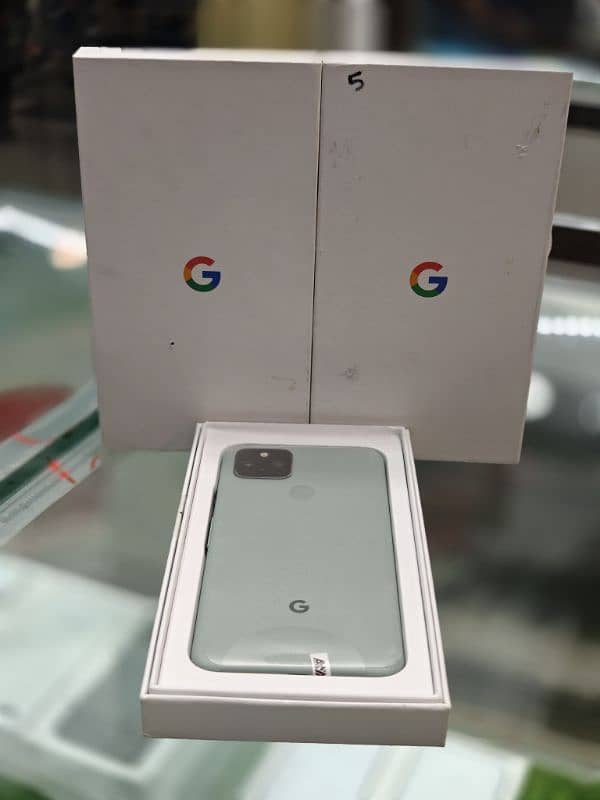 Google pixel 5,4A5g 8gb/128gb pta approved with complete accessories 1