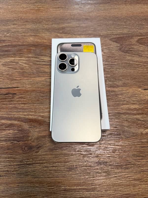 iPhone 15 pro max 256 GB PTA 11 Months warranty 0