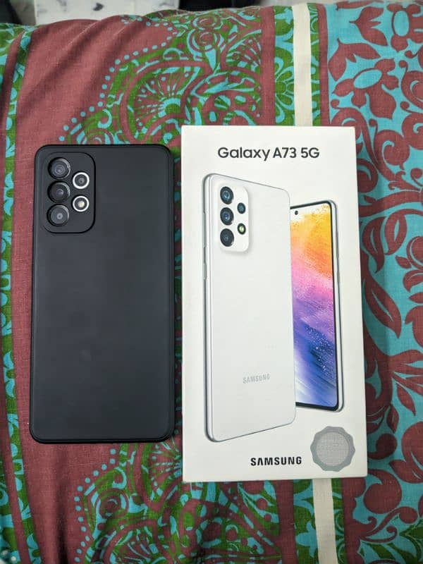 Samsung A73 complete box 1