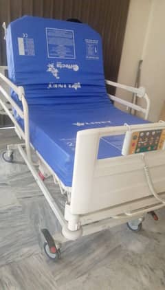 Electric patient bed with mattress imported from the UK