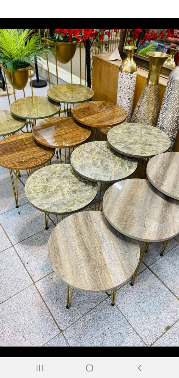 Nesting Table | Marble table | Coffee table | Round table set 9