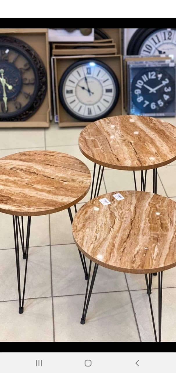 Nesting Table | Marble table | Coffee table | Round table set 16