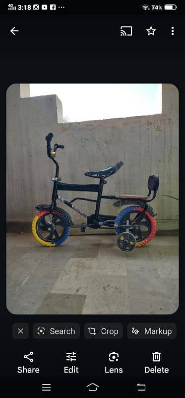 2 used cycle or kids any one buy contact on this number 03412914179 1