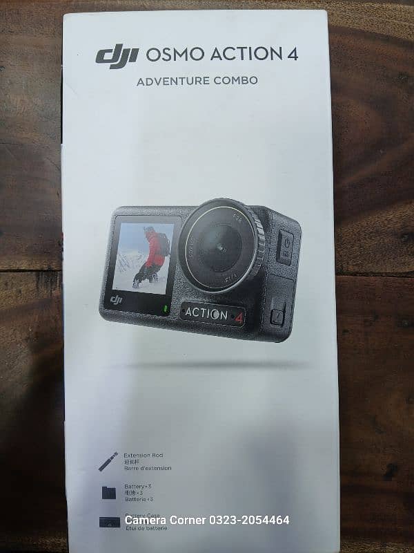 Dji Osmo Action 4 adventure Combo just 4 time use 0