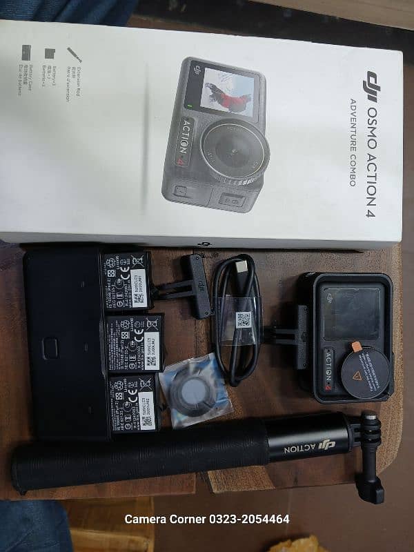 Dji Osmo Action 4 adventure Combo just 4 time use 2