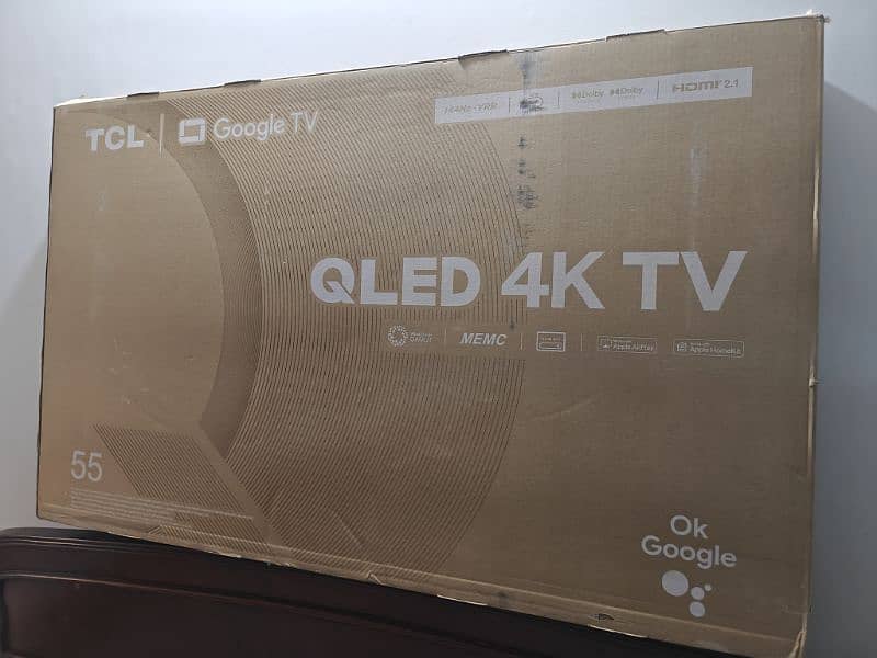 TCL C735 55" 4K QLED Google TV 0