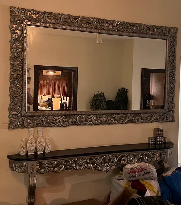 mirror frame and console 1