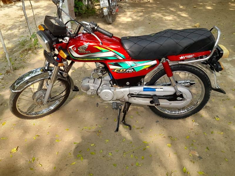 Honda CD 70 Model 2022 Open Invoice Good Condition serail HA093 1