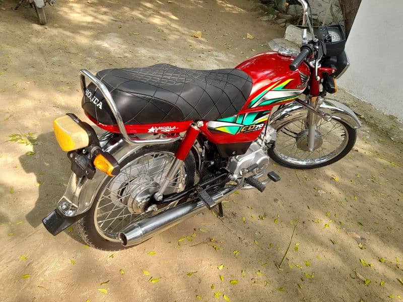 Honda CD 70 Model 2022 Open Invoice Good Condition serail HA093 4