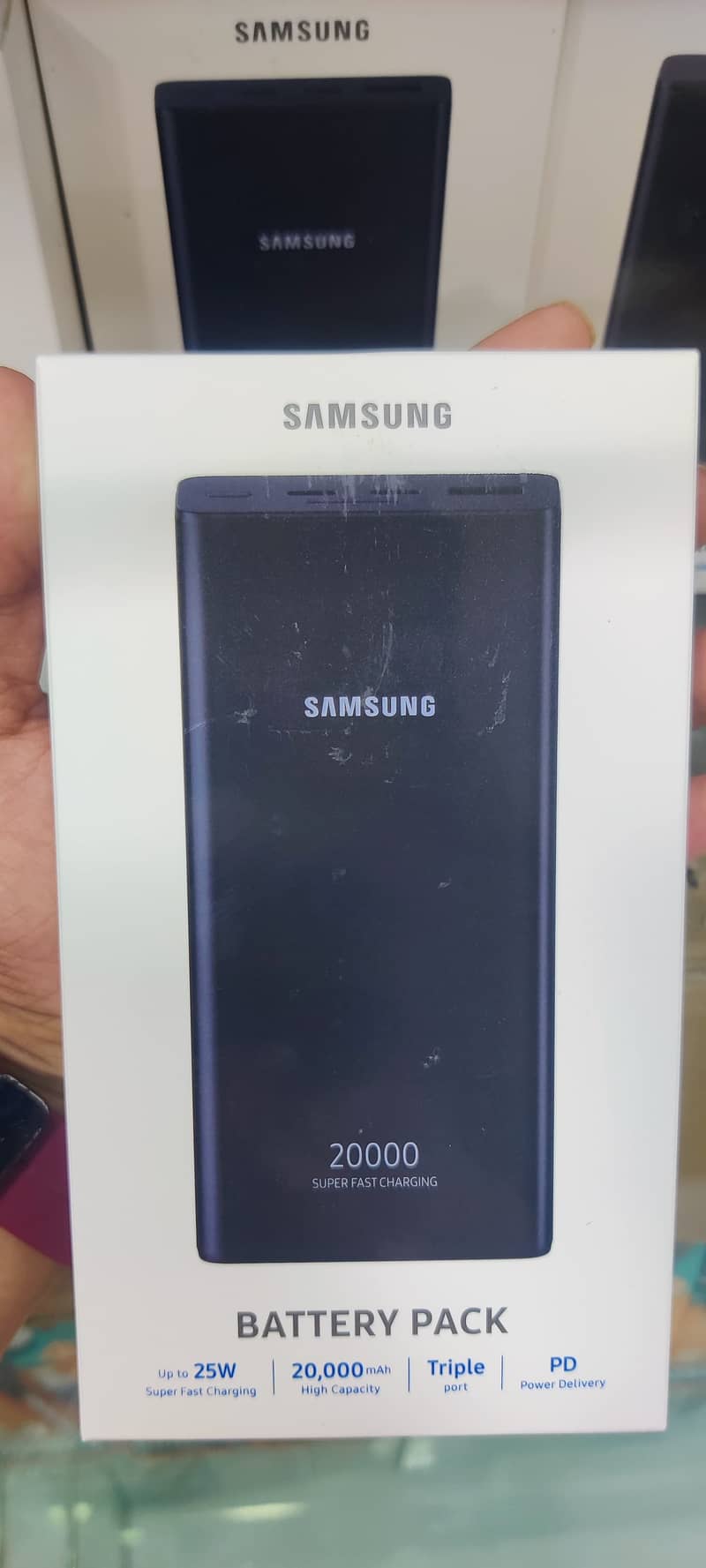 samsung 100 per orignal 25W Battery Pack 20,000mAh 0