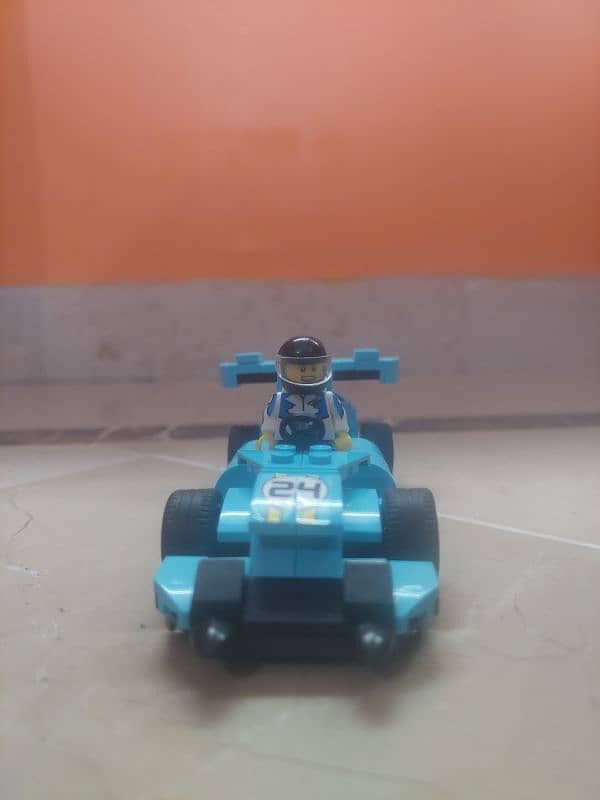 lego f1 car blue 1