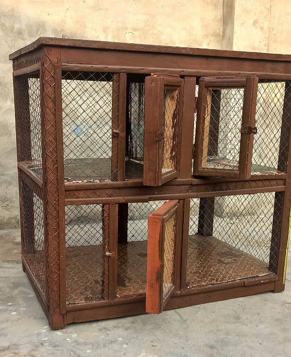 Bird's Cage for sale ( Wooden ) 6