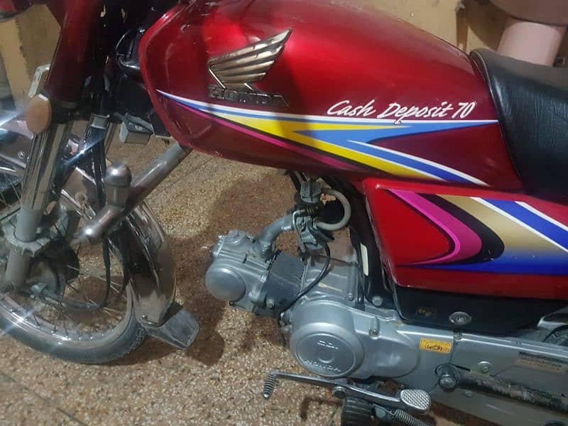 Honda CD 70 2010 model Rawalpindi number 0