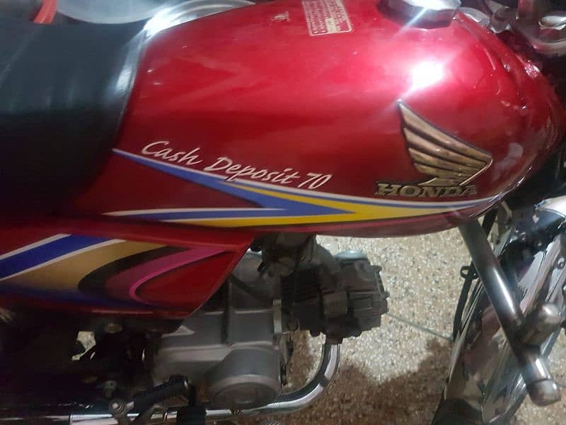 Honda CD 70 2010 model Rawalpindi number 9