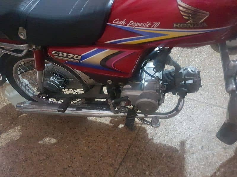 Honda CD 70 2010 model Rawalpindi number 12