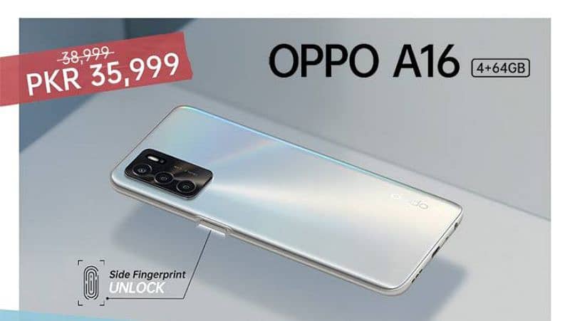 Oppo A16 4gb/64gb Almost New Condition Like 9.5/10 With Complete Box 8