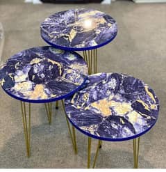 Nesting Table | Marble table|Coffee table | Round table| Corner table
