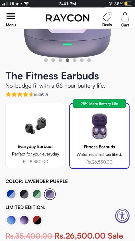 Raycon fitness earbuds 1