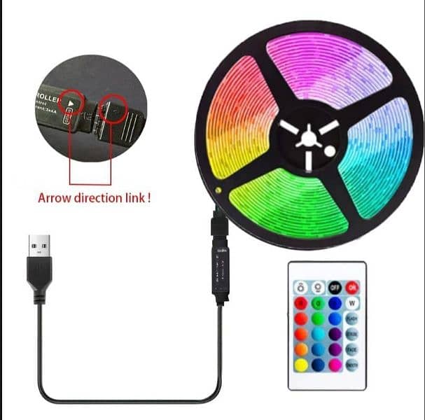 Multicolor RGB Light USB (16 Feet) 1