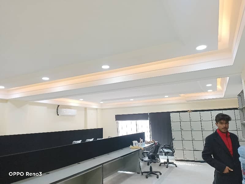 5 Marla Commercial floor for rent hot location bahria 1