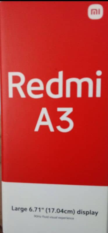 Redmi A3 1 week used 0