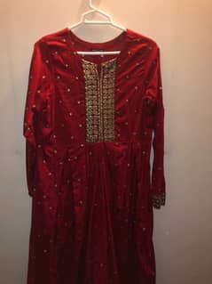 red frock/ kastoor brand/ size medium