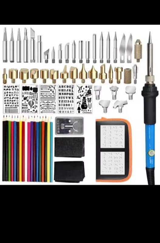 wood burning soldering iron kit for sale 72 l+pieces 0