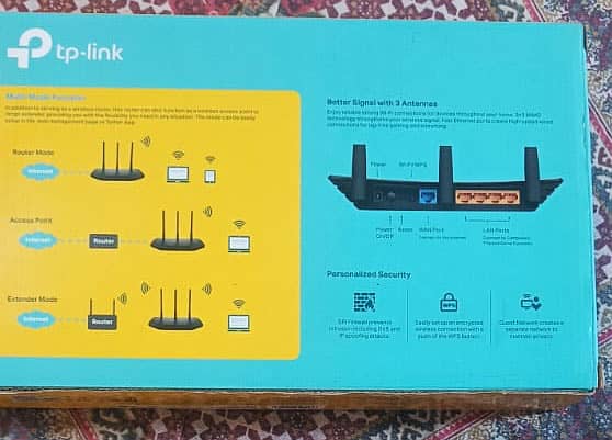 Wifi router - TP-LINK WIRELESS N ROUTER model No. WR940N 1