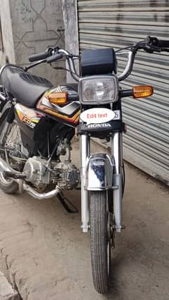 honda cd 70 2023 model bilkul new condition number laga he