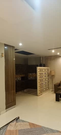 1BED FURNISHED APORTMENT IS AVAILABLE FOR RENT IN SECTOR B BAHRIA TOWN LAHORE