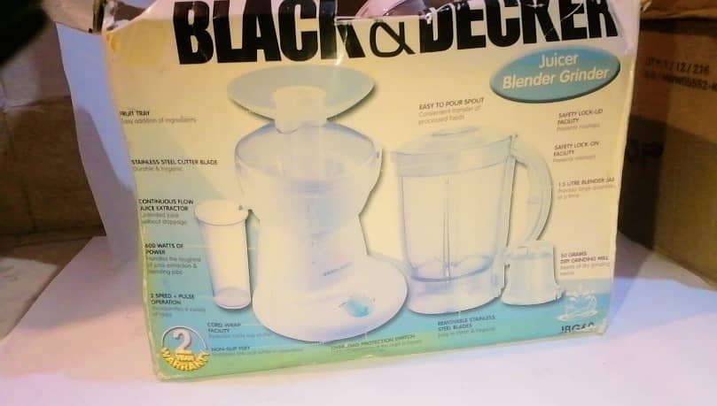 Black & Decker JBG60 Juicer Blender Grinder - Used 0